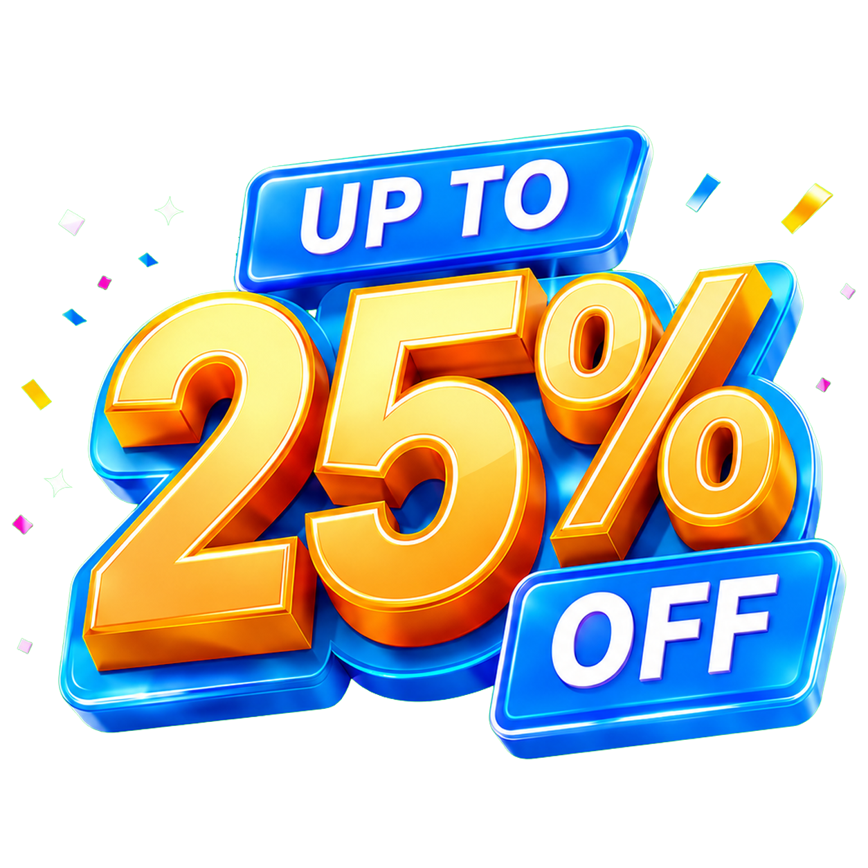 Up to 25% OFF